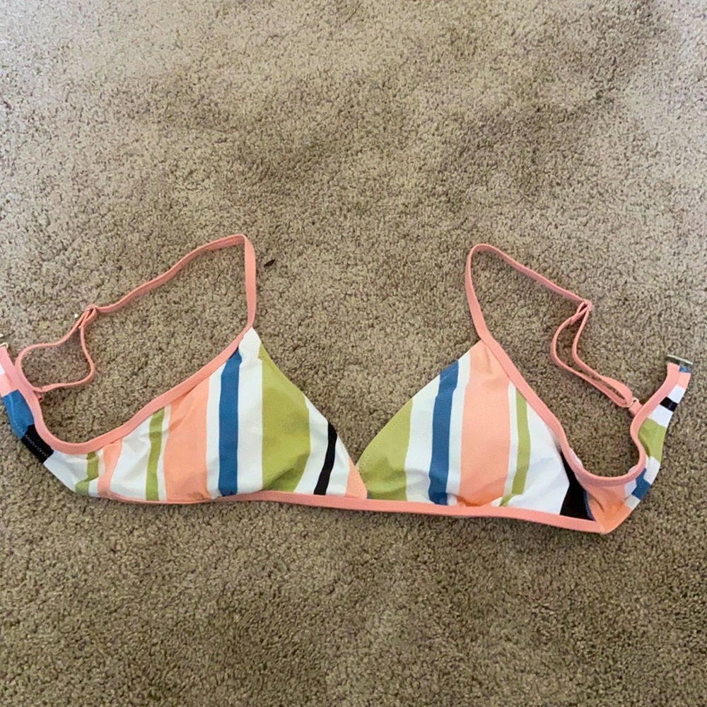 Stripped Bathingsuit Top